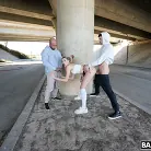 Angelique Lapiedra in 'Threesome Under the Autobahn Bridge'