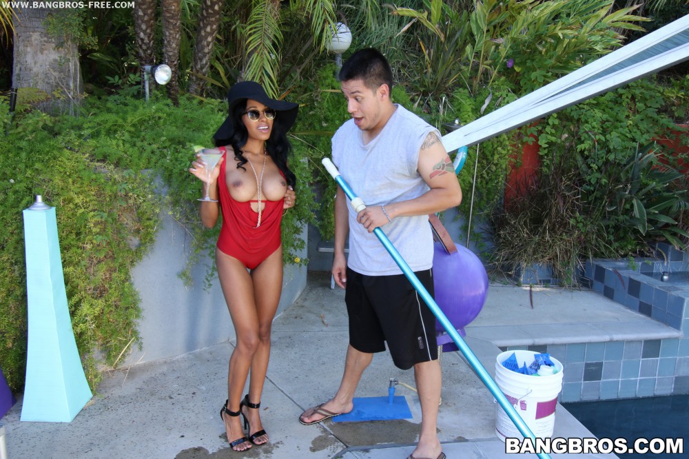 Anya Ivy - Ebony Southern Belle Fucks Her Poolboy | Picture (66)
