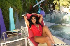 Anya Ivy - Ebony Southern Belle Fucks Her Poolboy | Picture (1)
