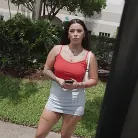 Diamond Franco in 'Hottie Get In The Bus For Job Interview'