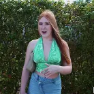 Harper Red in 'Does The Carpet Match the Dr**es'