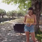 JC Wilds in 'Wild Chick Hops on The Bus'