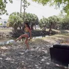 JC Wilds in 'Wild Chick Hops on The Bus'