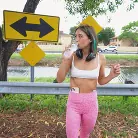 Jessie Belle in 'Jessie Belle Jogs Onto the Bus for Some Dick'