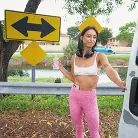 Jessie Belle in 'Jessie Belle Jogs Onto the Bus for Some Dick'