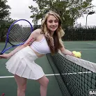 Kimberly Snow in 'Tennis Fuck Session'