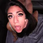 Lexie Banderas in 'College Student Gets Stretched On The Bus'