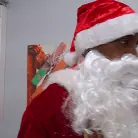 Lucy Lotus in 'Here Cums Santa Clause'