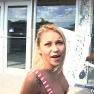 Marsha May in 'Protestor Exercises Her Right To Take Cock!'