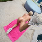 Sindy Lange in 'Massaging her pussy before sex'