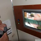 Sindy Lange in 'Sindy Lange Sucks 2 Cocks and Fucks Through A Glory Hole!'