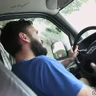 Vivianna Mulino in 'Desperate Chick Spreads Eagle On The Bus'