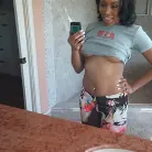 Yasmine De Leon in 'Thick Ebony swallows all of that cum'