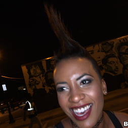 After Dark Bus Ride With Sexy Punk Chick