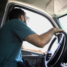 Alexis Blaze in 'On the bus with a new hottie'