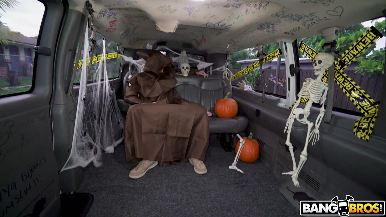 Halloween Fuck Session on The Bus
