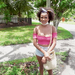 Hot Ebony Hops on the Bus