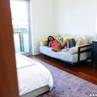 Amilian Kush in 'Amilian Kush sucks two cocks and gets fucked for a good orgasm'