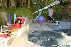 Anya Ivy - Ebony Southern Belle Fucks Her Poolboy | Picture (18)