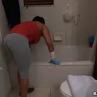 Becca Diamond in 'BigAss Maid Gets Talked Into Hardcore Fucking'