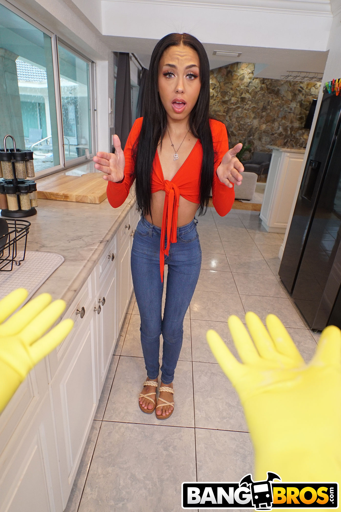 Bianca Bangs A Brick Dick