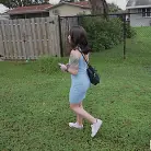 Bunny Fae in 'A Cute Bunny In The Bus'