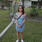 Bunny Fae in 'A Cute Bunny In The Bus'