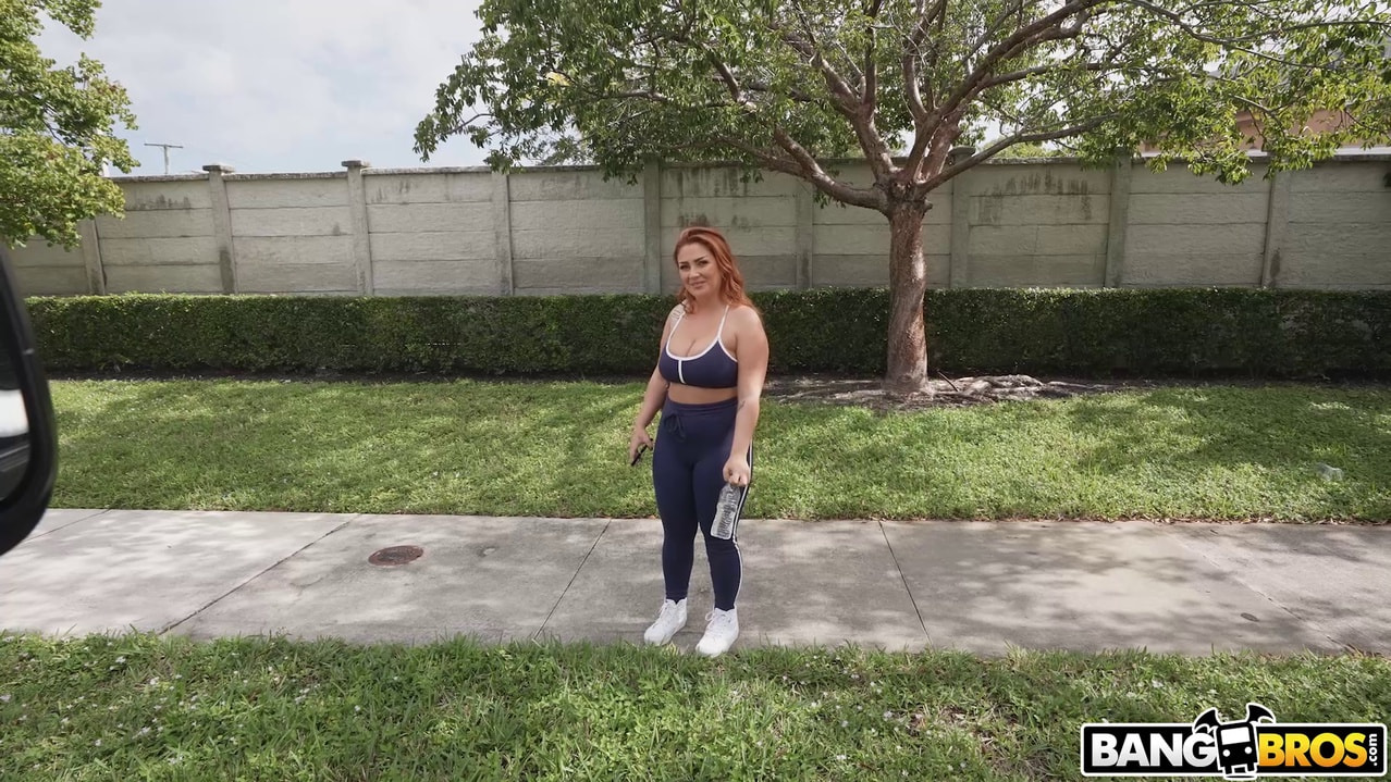 Chloe's Big Boobs in The Bus