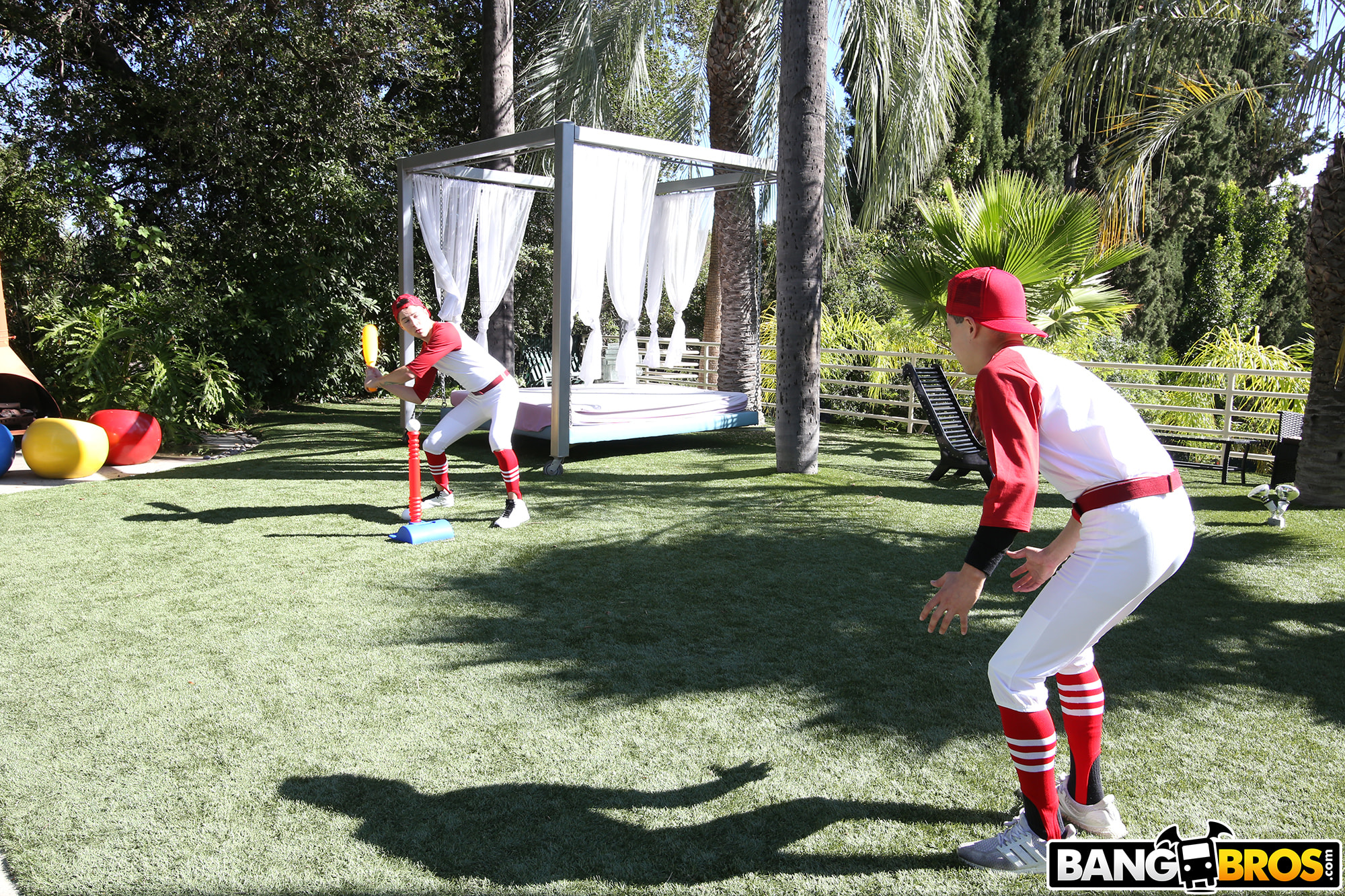 Baseball Practice Turns Into A Wild Threesome