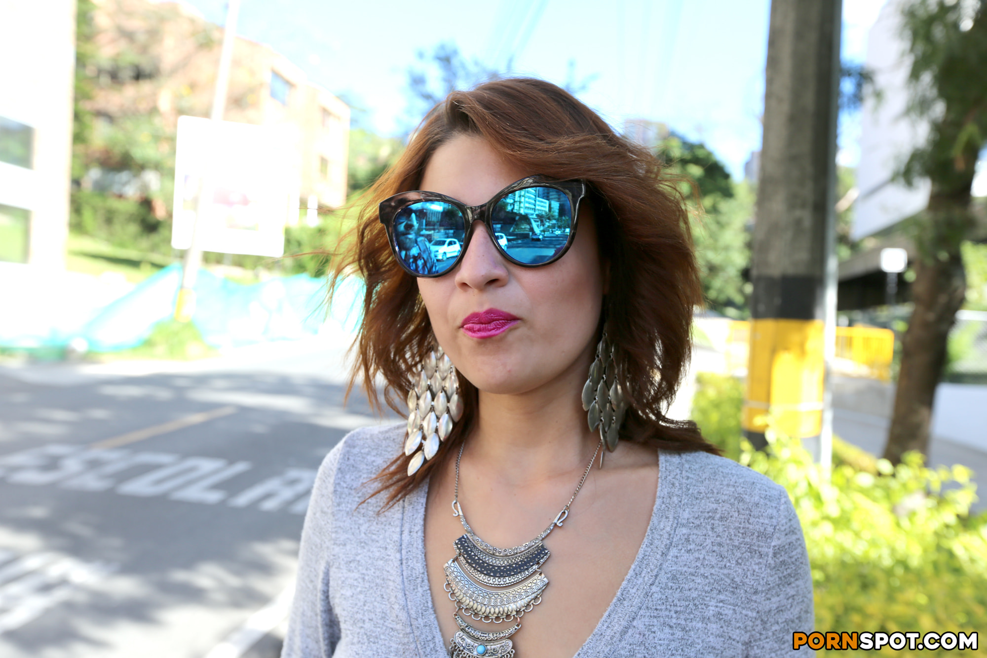 Colombian Babe Lives Out Her Fantasy