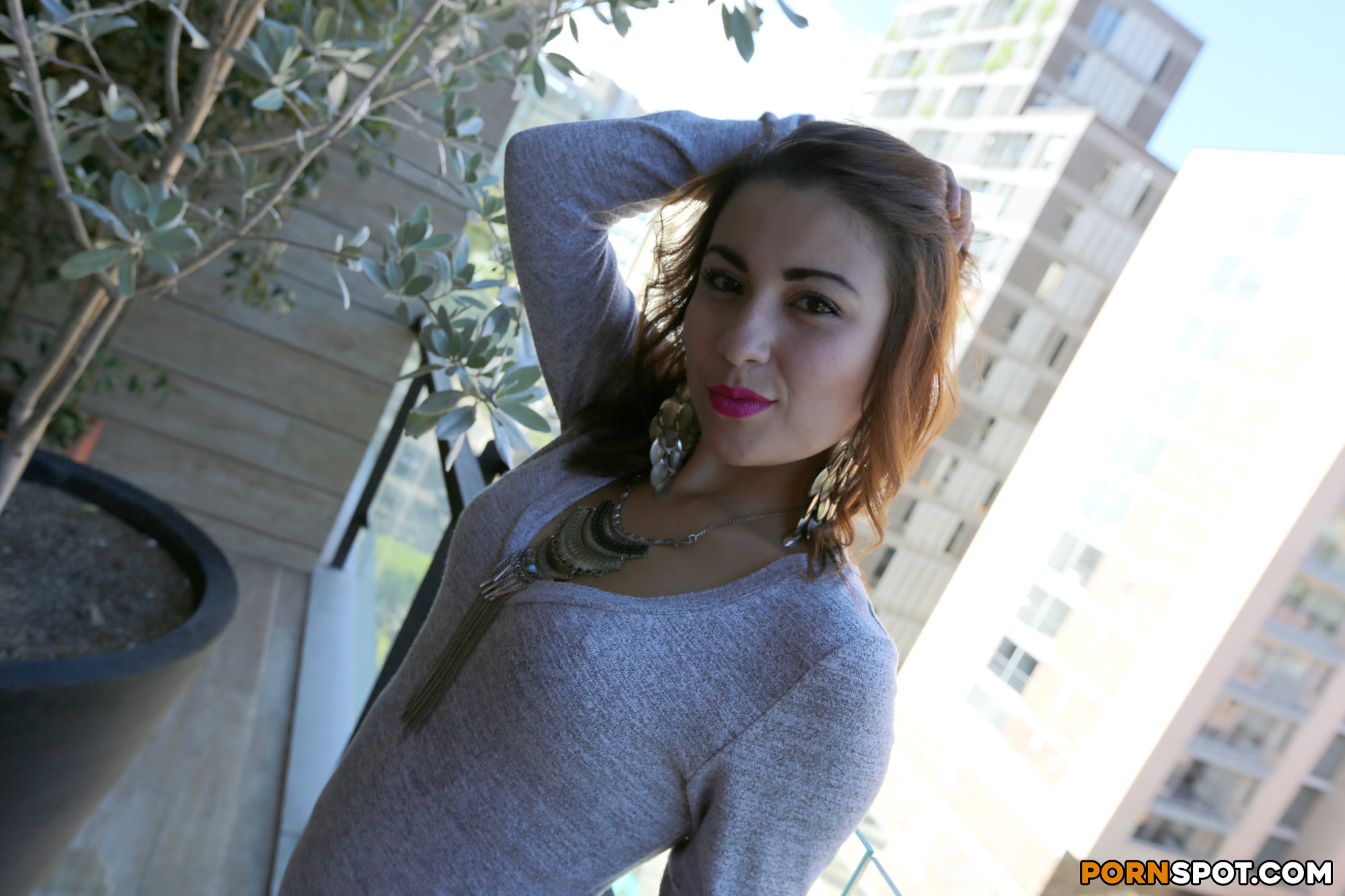 Colombian Babe Lives Out Her Fantasy