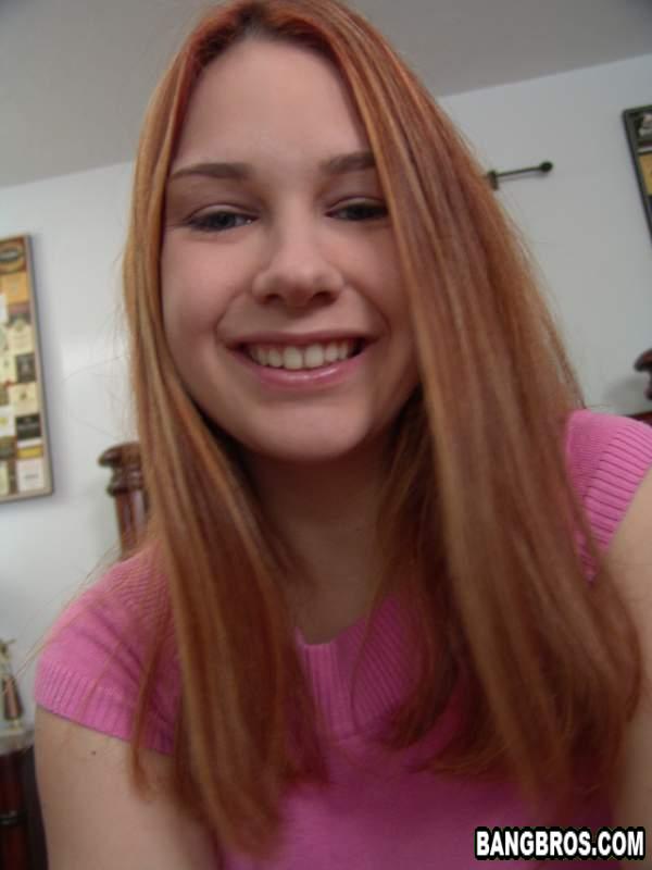 Red Haired Girl Sucks Big Cock