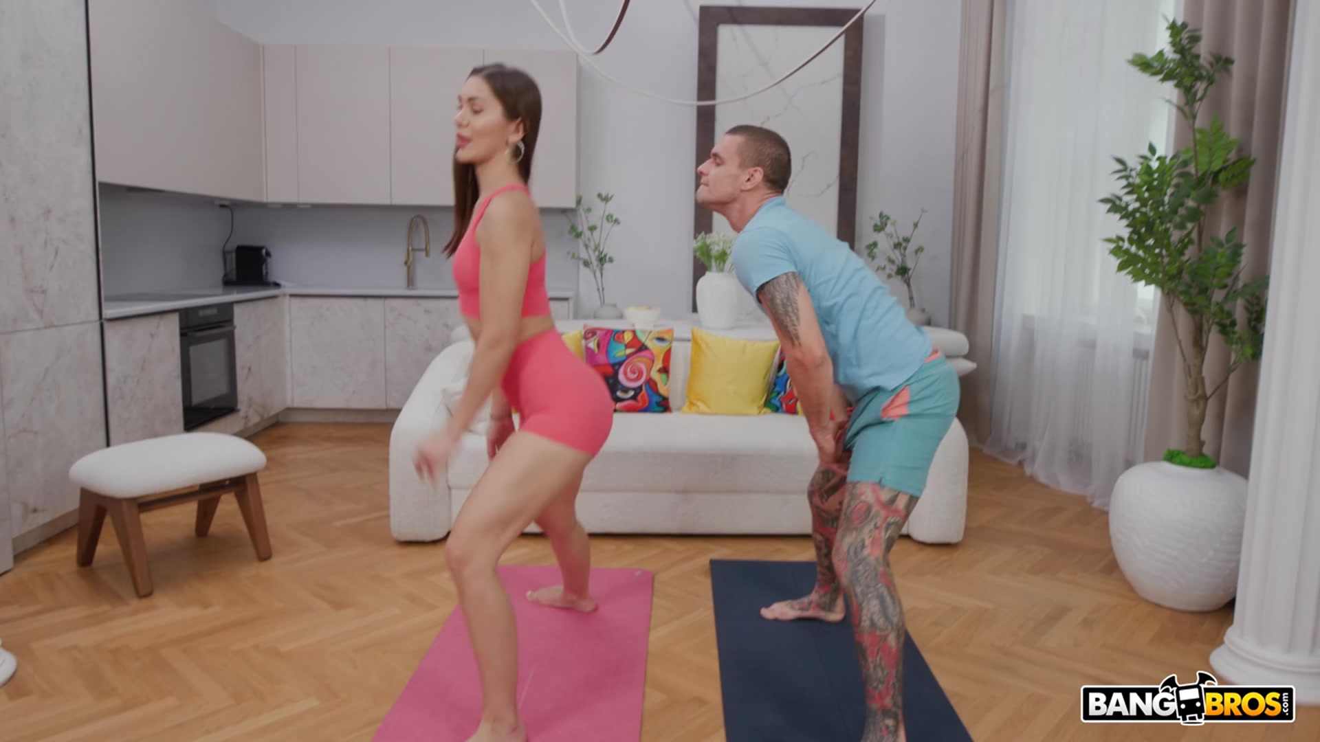 Yoga Session Turns to Fuck Session