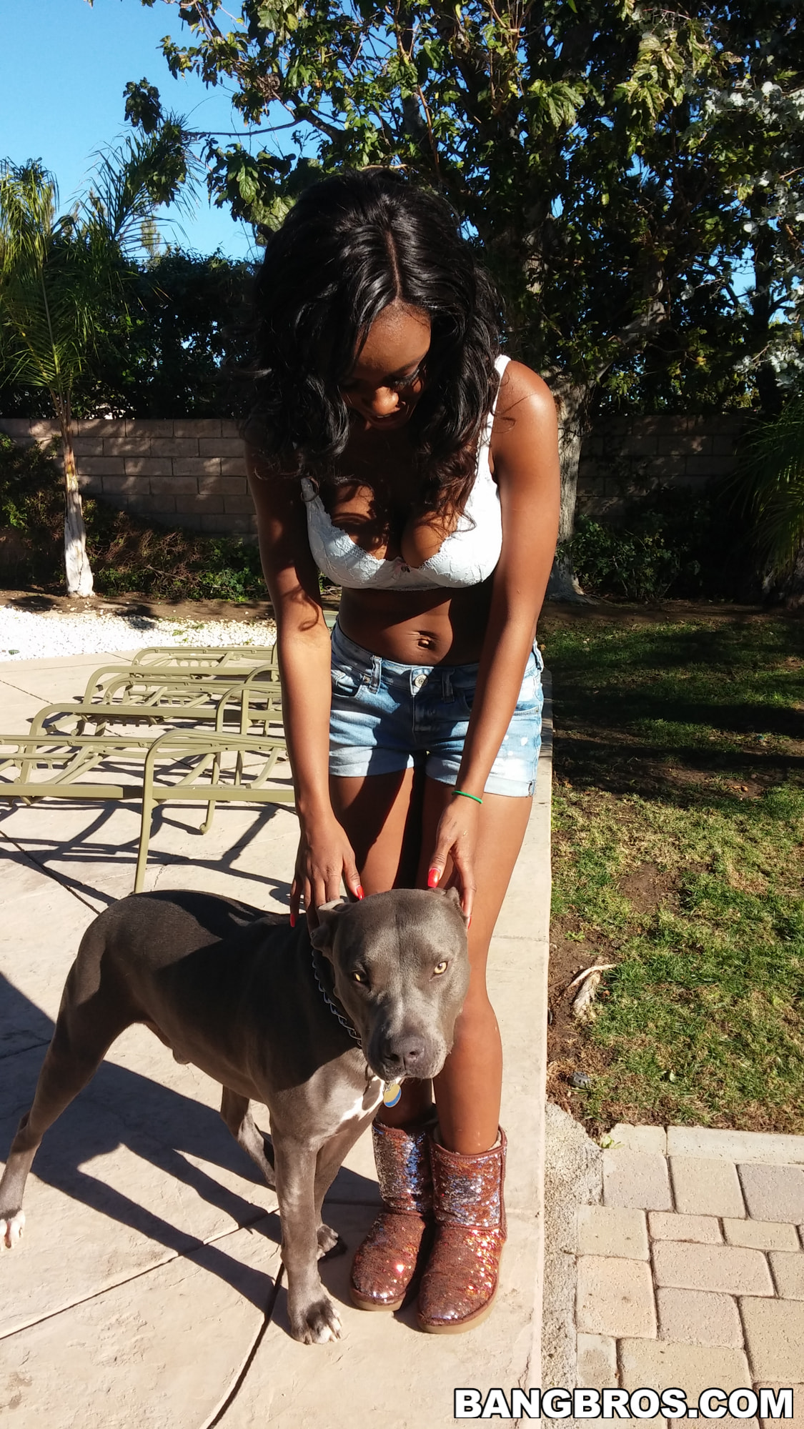 Sexy All Natural Ebony Tits