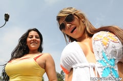 Juliana - Two pretty Latinas with big natural tits get fucked | Picture (87)