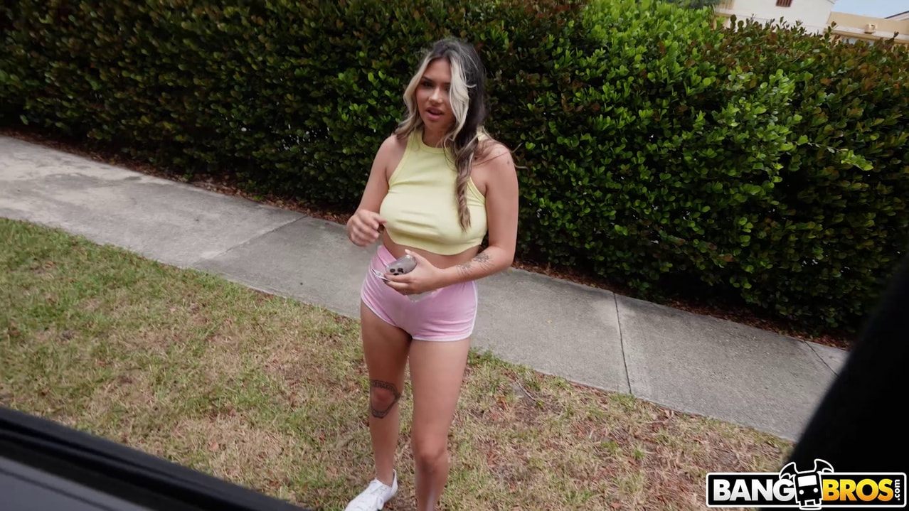 Kaia Is All Smiles All Tits