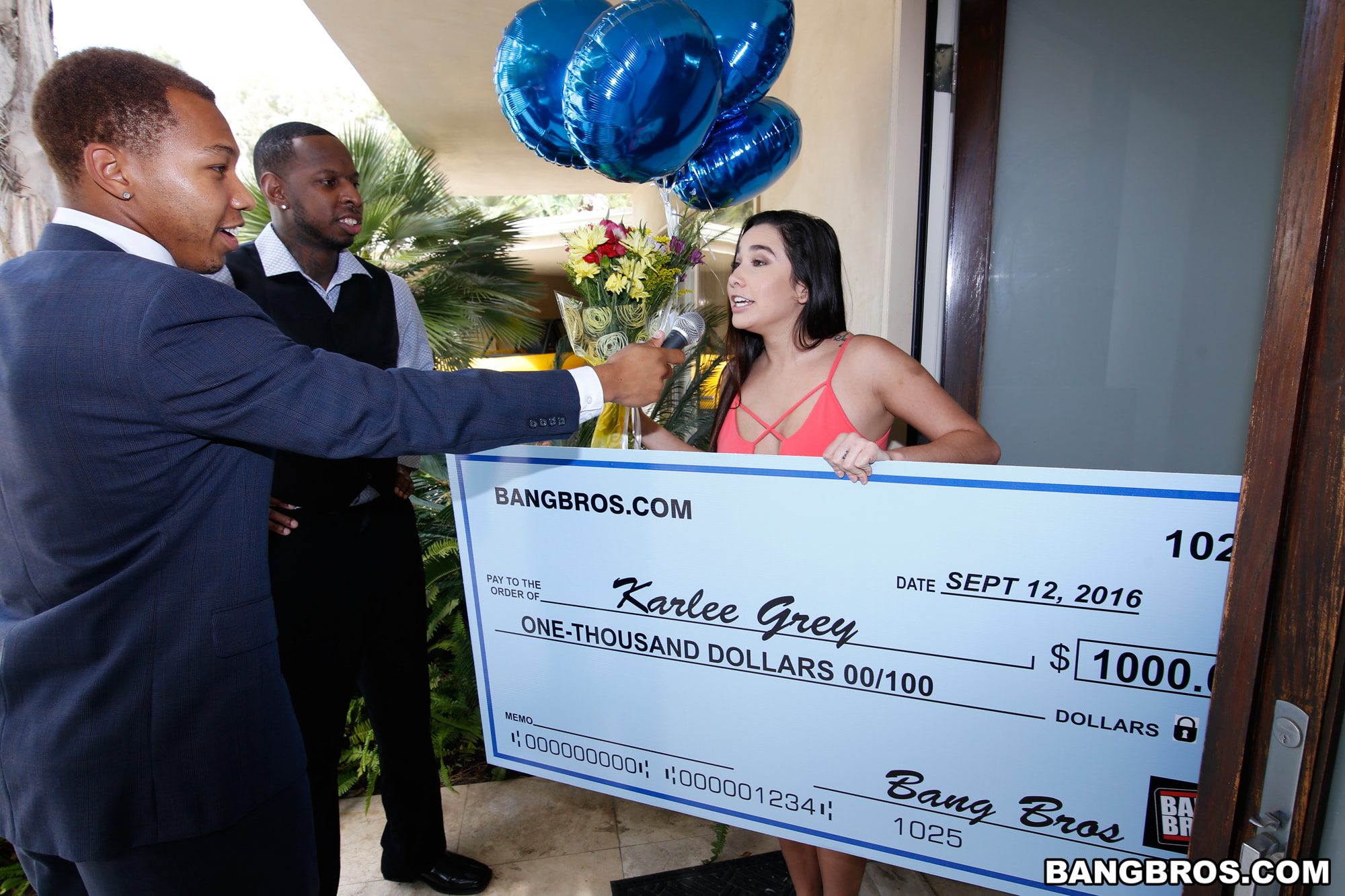 Karlee Grey Takes On Two Monsters