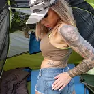 Karma RX in 'Karma's First Camping Fuck Trip, Day 1'