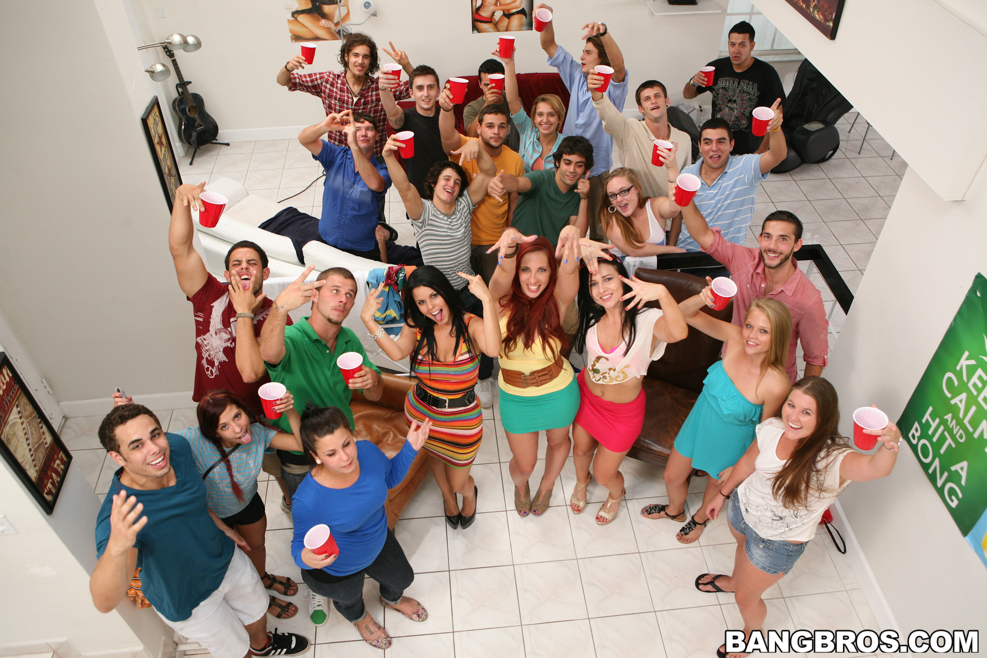Pornstars crash another party