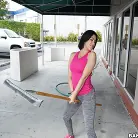 Kitty Caprice in 'Cleaning lady and a webcam model on my dick'