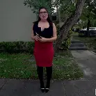 Laila Lust in 'Gold-Digger Hops in The Bus'