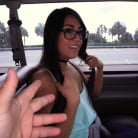 Lexie Banderas in 'College Student Gets Stretched On The Bus'