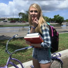 Lily Rader in 'Tight Lil' Blondie Gets WRECKED On The Bus!'