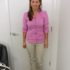 Lisa in 'First time facial'