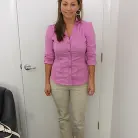 Lisa in 'First time facial'