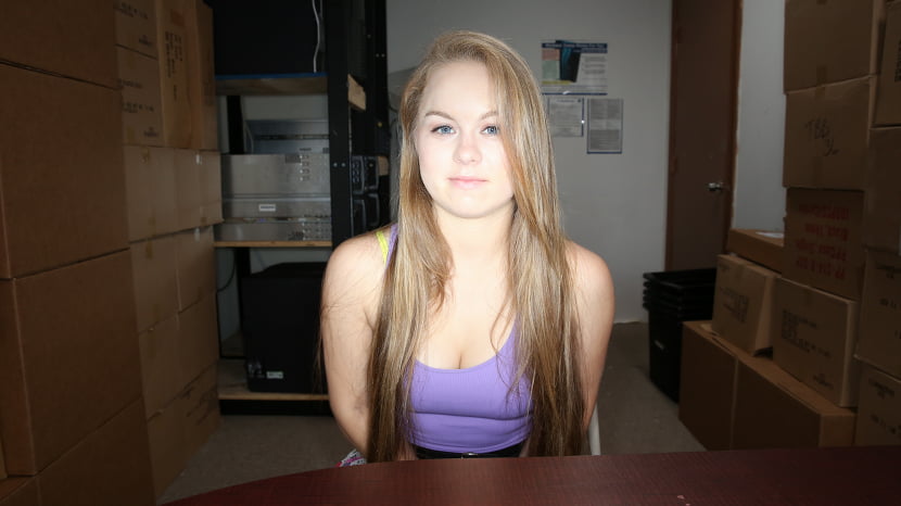 Office Sex With A Hot Amateur blonde!
