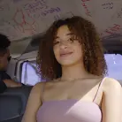Mariah Banks in 'Eighteen Year Old Banks On The Bus'