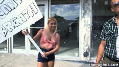 Marsha May - Protestor Exercises Her Right To Take Cock! | Picture (66)