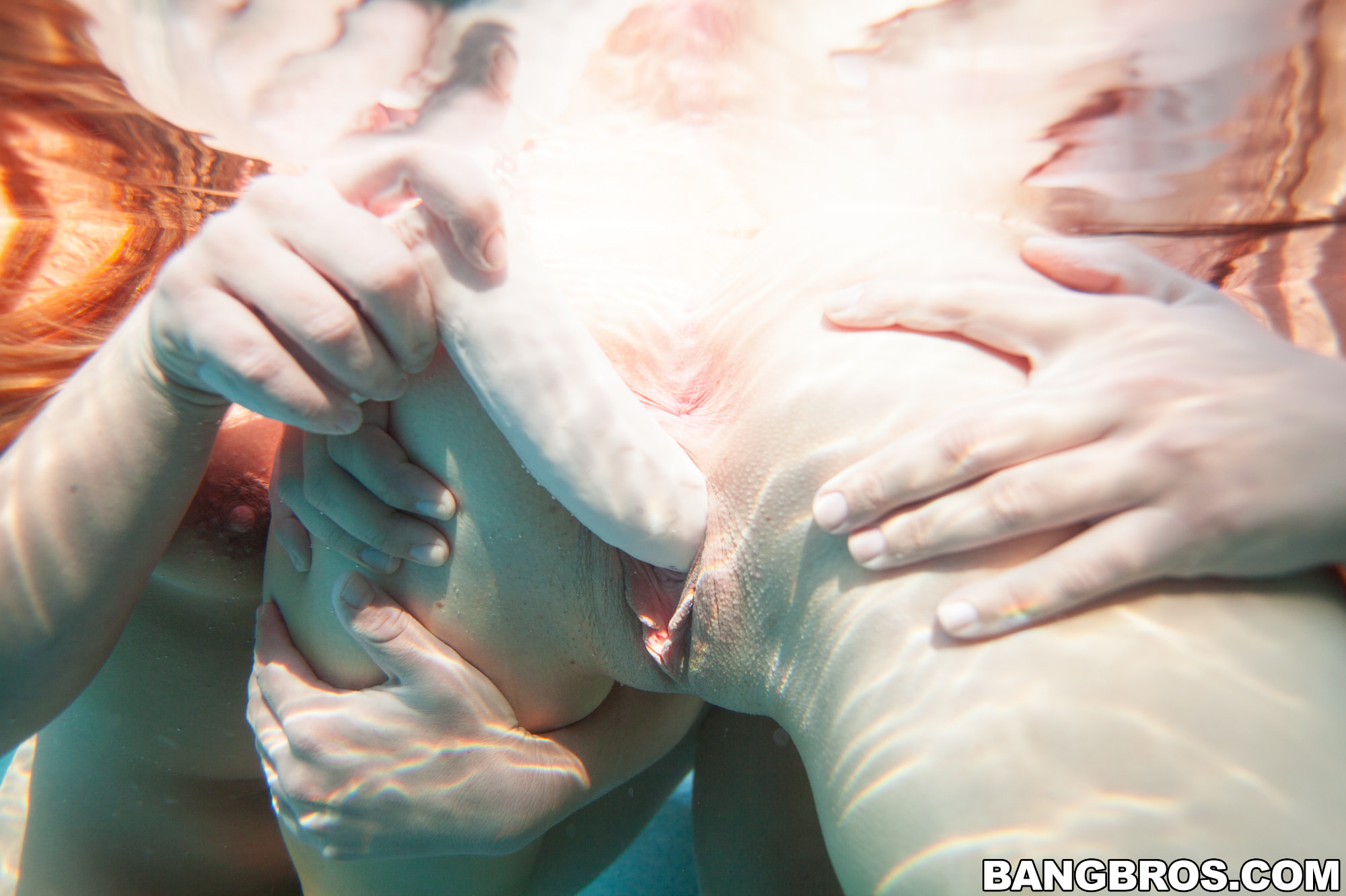 Get wet with some lesbos poolside