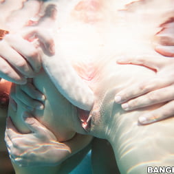 Get wet with some lesbos poolside